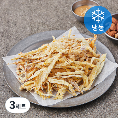 우물우물 구운 먹태채 30g + 소스 15g 세트 (냉동), 3세트