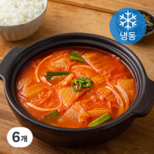 신사강 가마솥 김치찌개 (냉동), 500g, 6개
