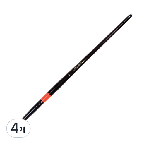 아트시크릿 수채화 아크릴 브러쉬 700R, 12호, 4개