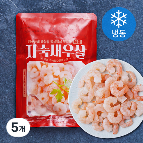 살맛나요 자숙 새우살 소 22~35미 (냉동), 5개, 200g