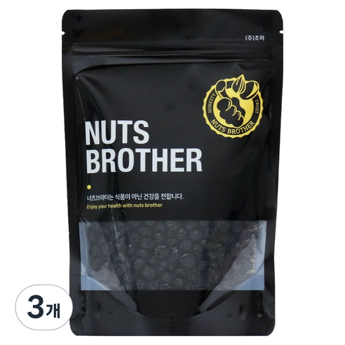 너츠브라더 건블루베리, 200g, 3개