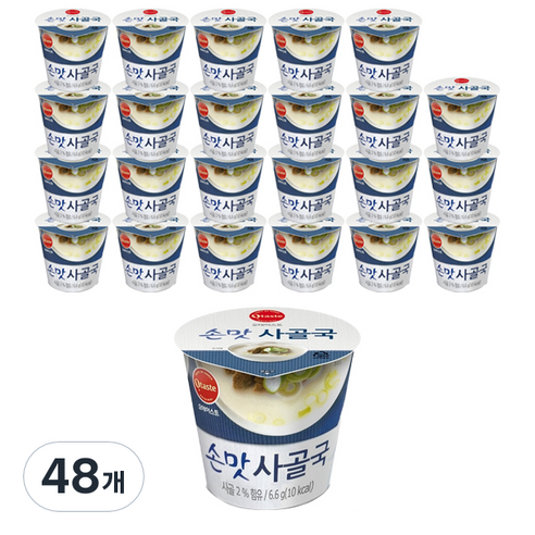 오테이스트 손맛 사골국, 48개, 6.6g