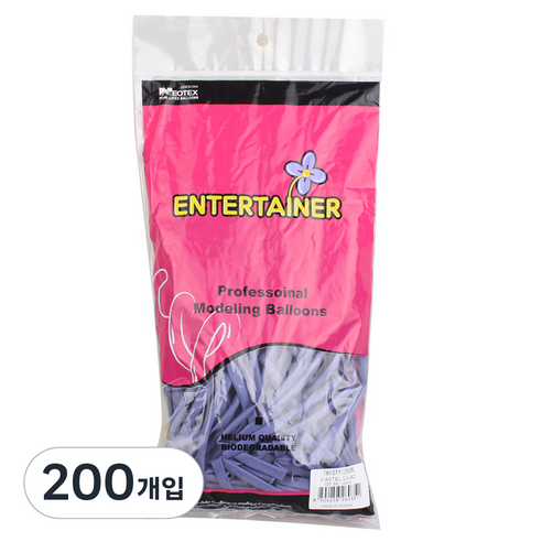 네오룬즈 260N 요술풍선, 파스텔  라일락, 200개입