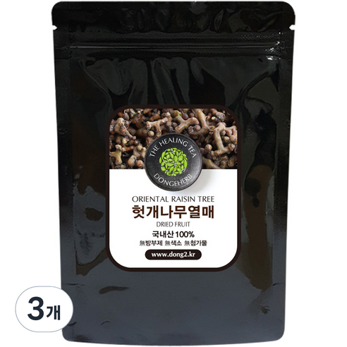 동이약초 국내산 헛개나무열매, 150g, 3개