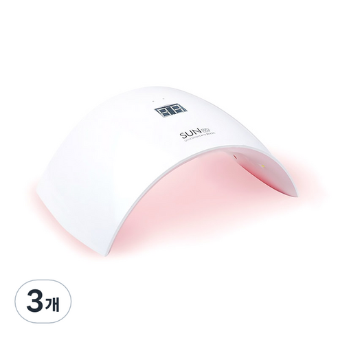유리네일 24W 선젤램프 UV/LED, 혼합 색상, 3개