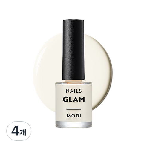 에뛰드 모디 글램 네일즈 9ml, 85호 릴리화이트, 4개