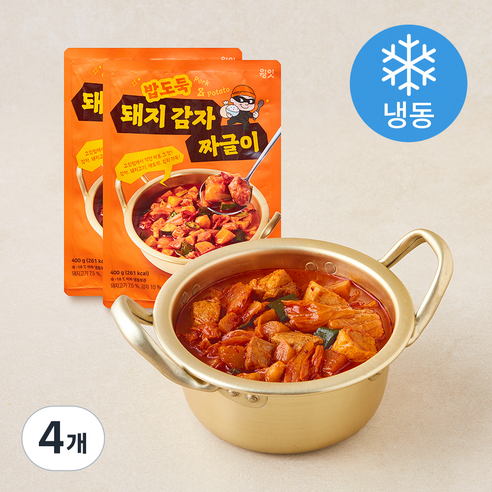[로켓프레시] 윙잇 밥도둑 돼지 감자 짜글이 (냉동)