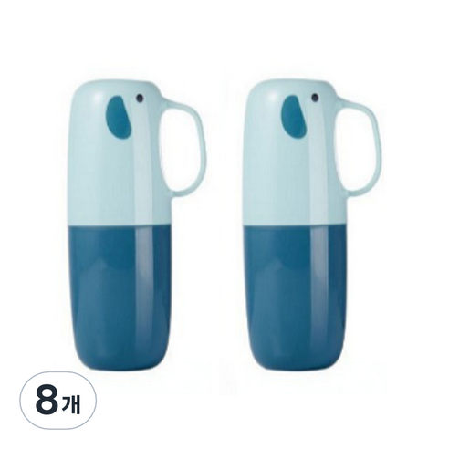 원이네 여행 휴대용 칫솔케이스, 블루, 8개