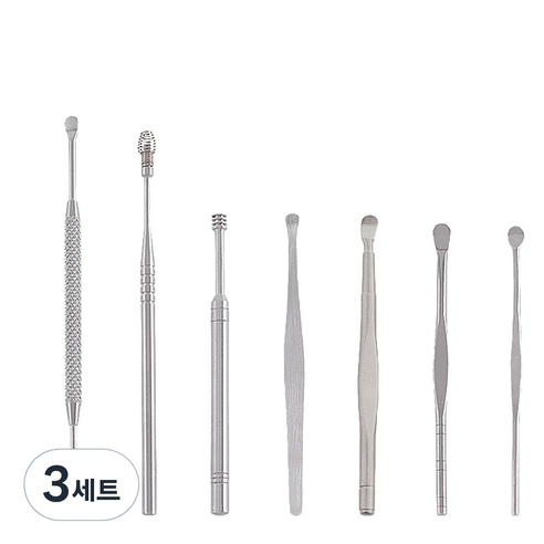 샵마인드 귀이개 7종 세트, 3세트