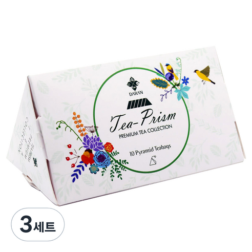 다란 티프리즘 컬렉션 10티백 세트, TB수험생을 위한 허브차, 3세트