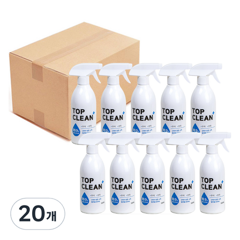 탑크린플러스 살균 소독제, 500ml, 20개