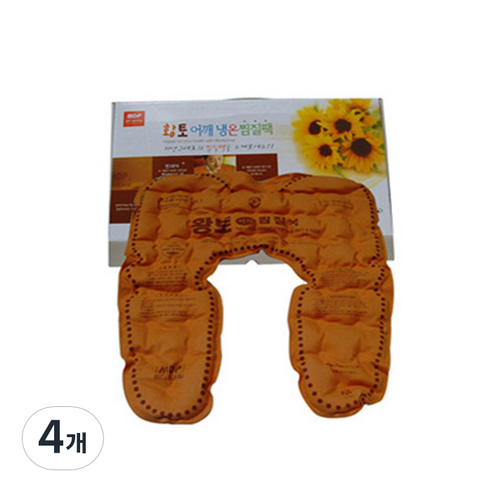 엠디프라임 황토찜질팩 어깨, 4개