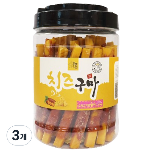 펫어스 강아지 치즈구마 말이, 오리고기, 600g, 3개