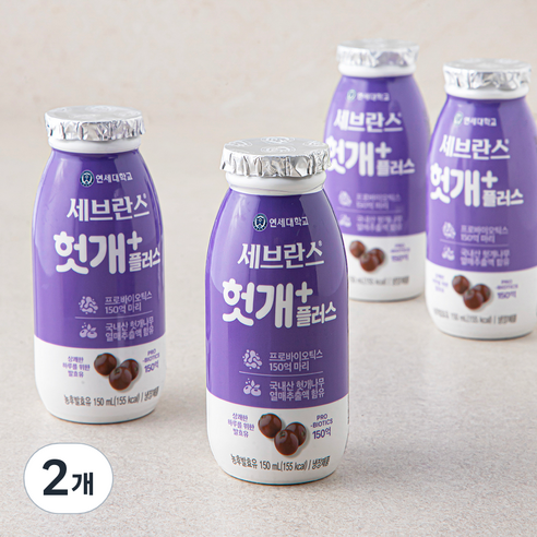 세브란스 헛개 플러스 유산균 음료 4개입, 2개