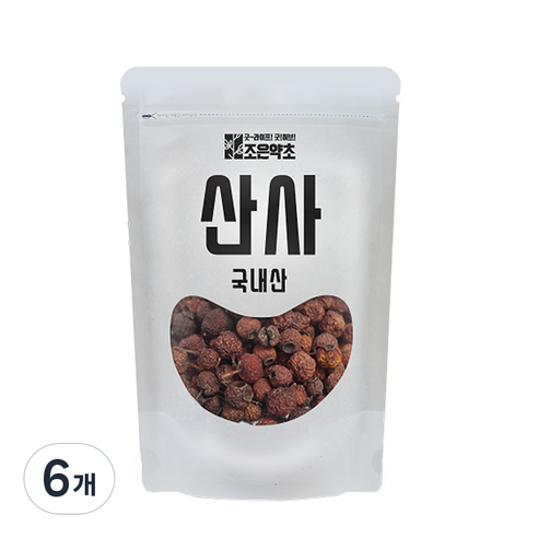 조은약초 자연을 품은 산사, 200g, 6개