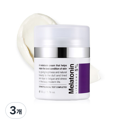 타임 리턴 멜라토닌 크림, 50g, 3개