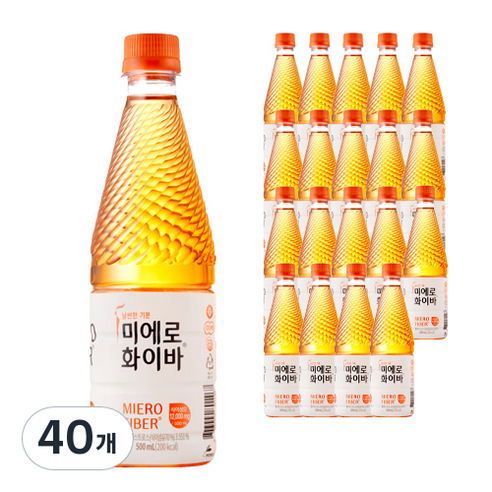 미에로화이바 PET, 500ml, 40개