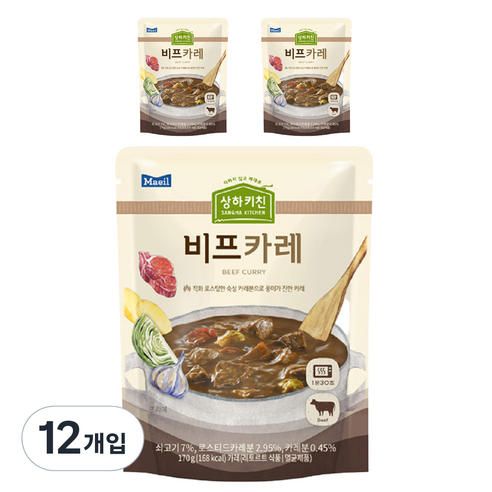 상하키친 비프카레, 170g, 12개