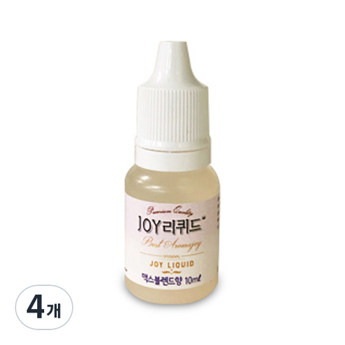 아로마조이 조이리퀴드 슬라임 향료 10ml, 4개, 맥스블렌드