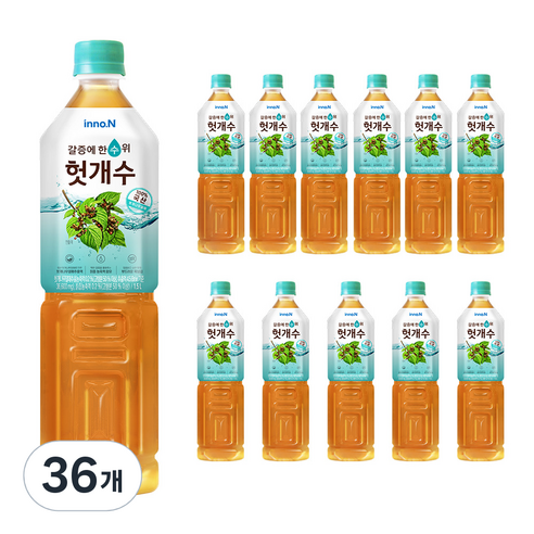 CJ헬스케어 헛개수, 1.5L, 36개