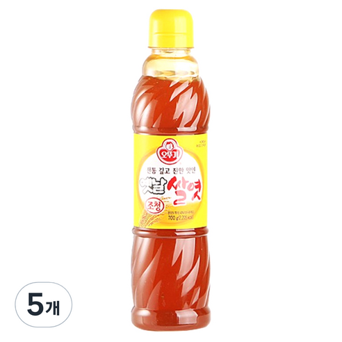 오뚜기 옛날 조청 쌀엿, 700g, 5개