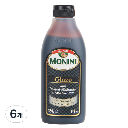 모니니 아세토 발사믹 글레이즈, 250g, 6개