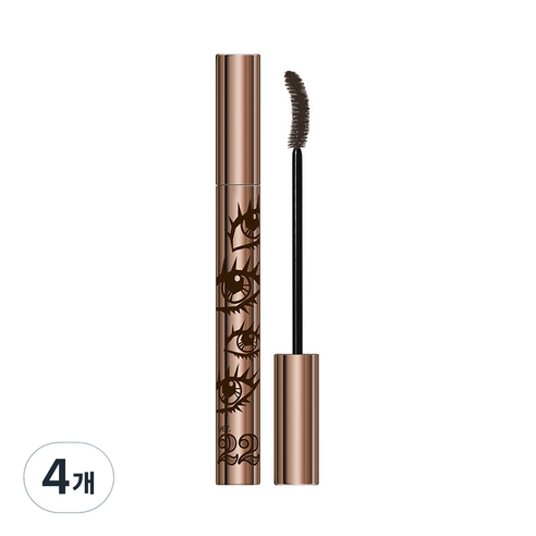 조성아22 동공미인 퍼펙트 롱앤컬 마스카라 6.5g, 브라운, 4개