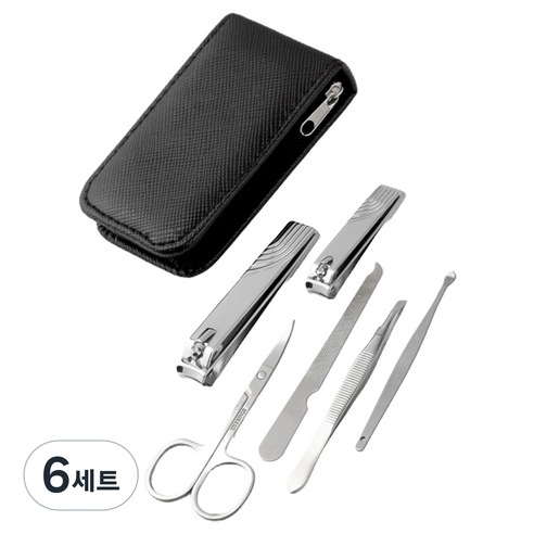 메툴리 장인 메이드 절삭력 손톱깎이 6종 세트, 6세트