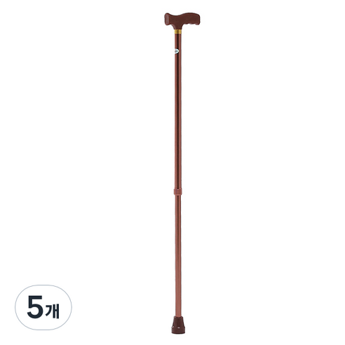 Tree 길이조절 노인지팡이, 혼합 색상, 5개