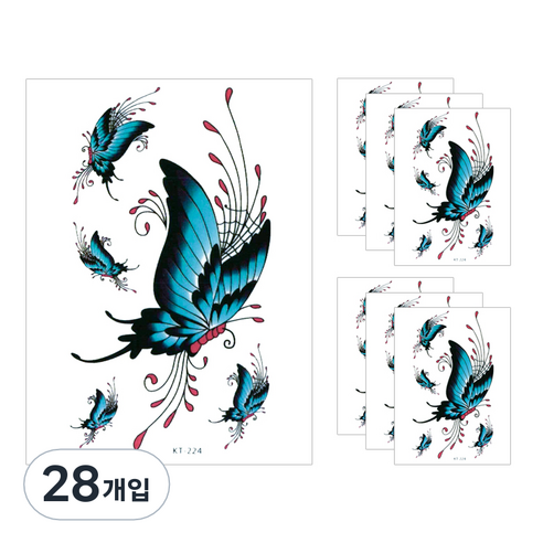 파티복닷컴 타투스티커, KT-224, 28개입