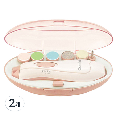 콤비 네일 트리머, 혼합 색상, 2개