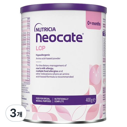 네오케이트 LCP 아미노산 특수분유, 400g, 3개