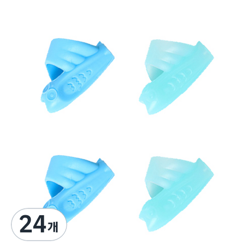 꼬사 연필교정기 올빼미, 블루, 24개