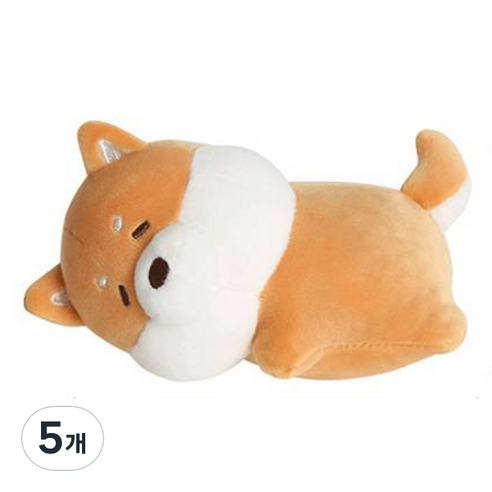 모찌타운 귀요미 핫팩인형 귀요미 시바 8cm, 멀티(혼합)컬러, 1개입, 5개
