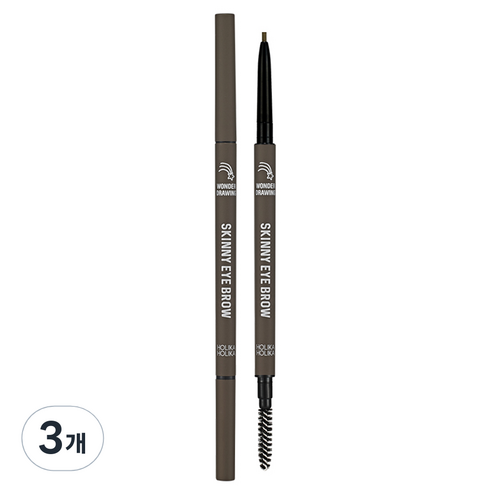 홀리카홀리카 원더드로잉 스키니 아이브로우 0.5g, 05호 애쉬브라운, 3개
