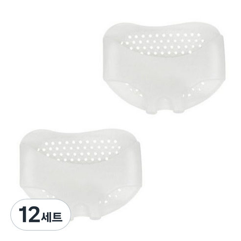 하이어앤하이어 발바닥 패드 양쪽 세트 화이트, 12세트