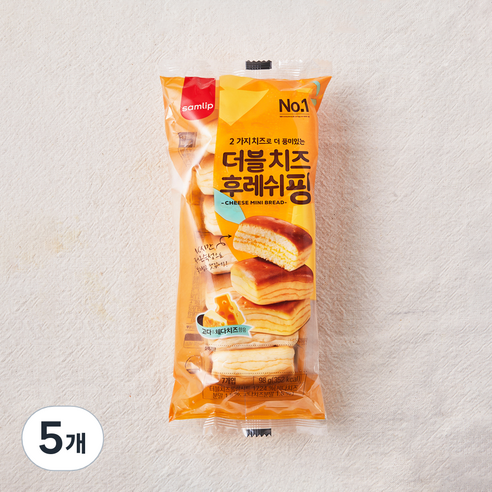 삼립 더블치즈 후레쉬팡, 98g, 5개