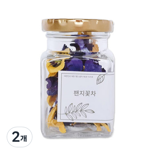팬지꽃차, 6g, 1개입, 2개