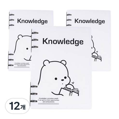 마켓감성 만화그림 노트, 책보는곰, 12개