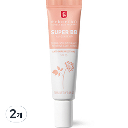 에르보리앙 슈퍼 BB SPF25, 클레어, 15ml, 2개