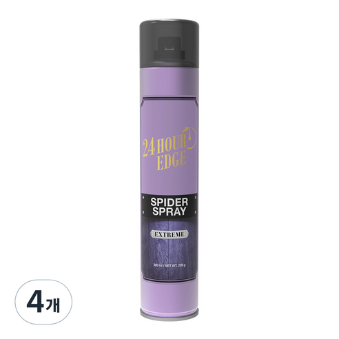 24시간엣지 스파이더 스프레이 익스트림, 4개, 300ml