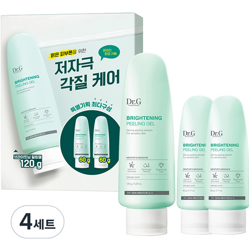 닥터지 브라이트닝 필링젤 120g + 60g x 2p, 4개