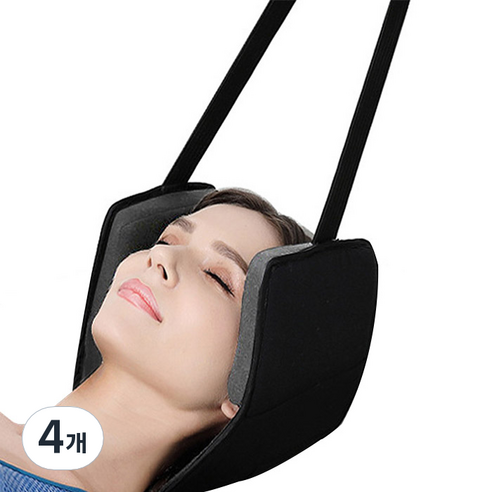 일상잡화 바른 목 해먹 고급형 블랙, 4개