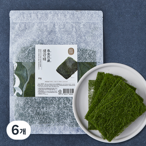 어식백세 생감태, 10g, 6개