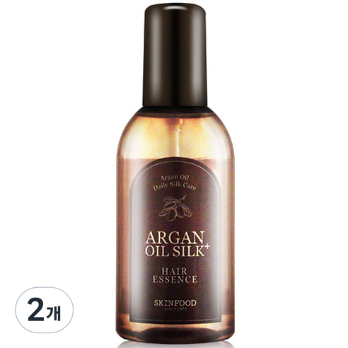 스킨푸드 아르간 오일 실크플러스 헤어에센스, 100ml, 2개