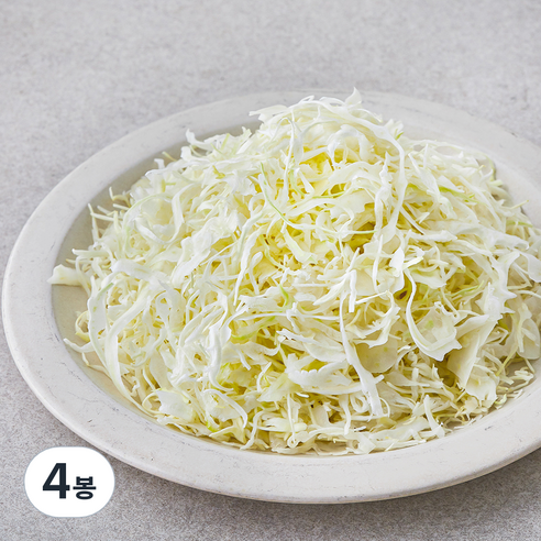 눈꽃 양배추채, 300g, 4봉