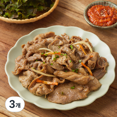 꿀맛나는세상 한돈 간장 불고기, 500g, 3개