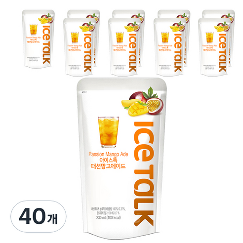아이스톡 패션망고 에이드, 40개, 230ml