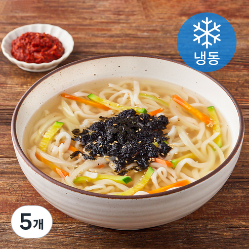 모노키친 광장시장식 멸치칼국수 2인분 (냉동), 474g, 5개
