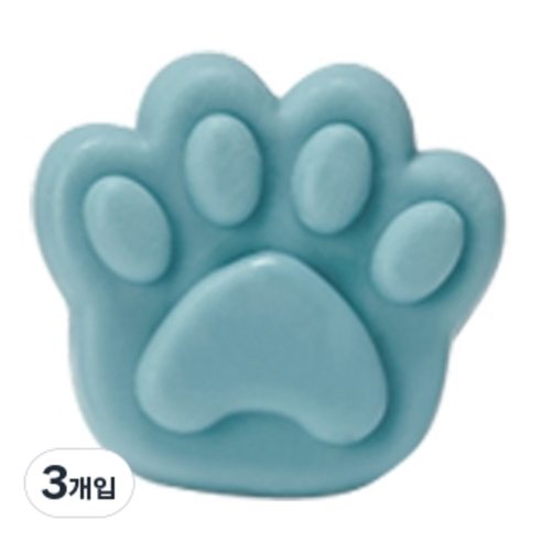카트린느 캣 스탬프 우산꽂이, 3개입, 클래식 민트
